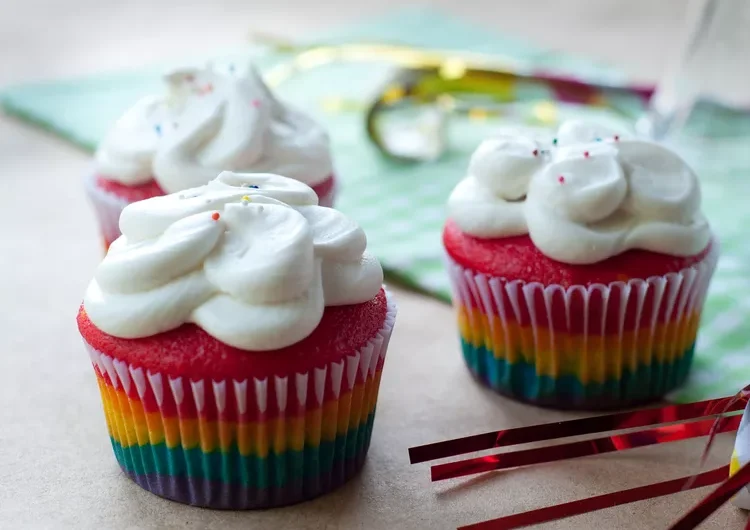 Rainbow Clown Cake