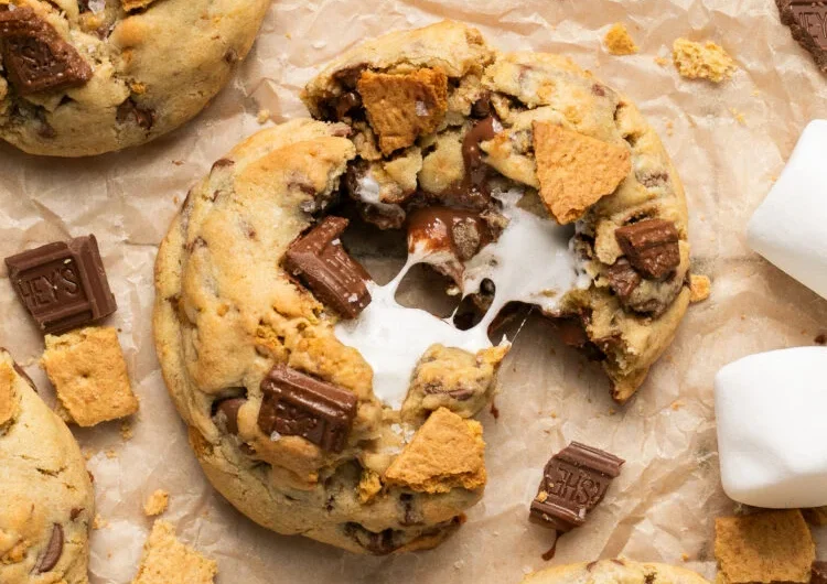 4-Ingredient S’mores Cookies: Gooey, Chocolatey, and Irresistible