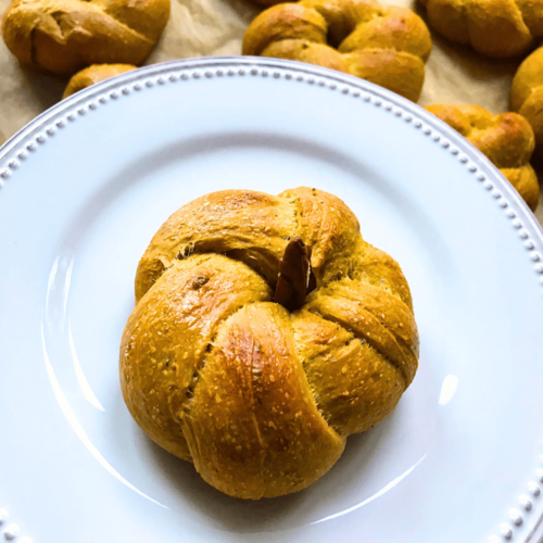 Soft Pumpkin Rolls