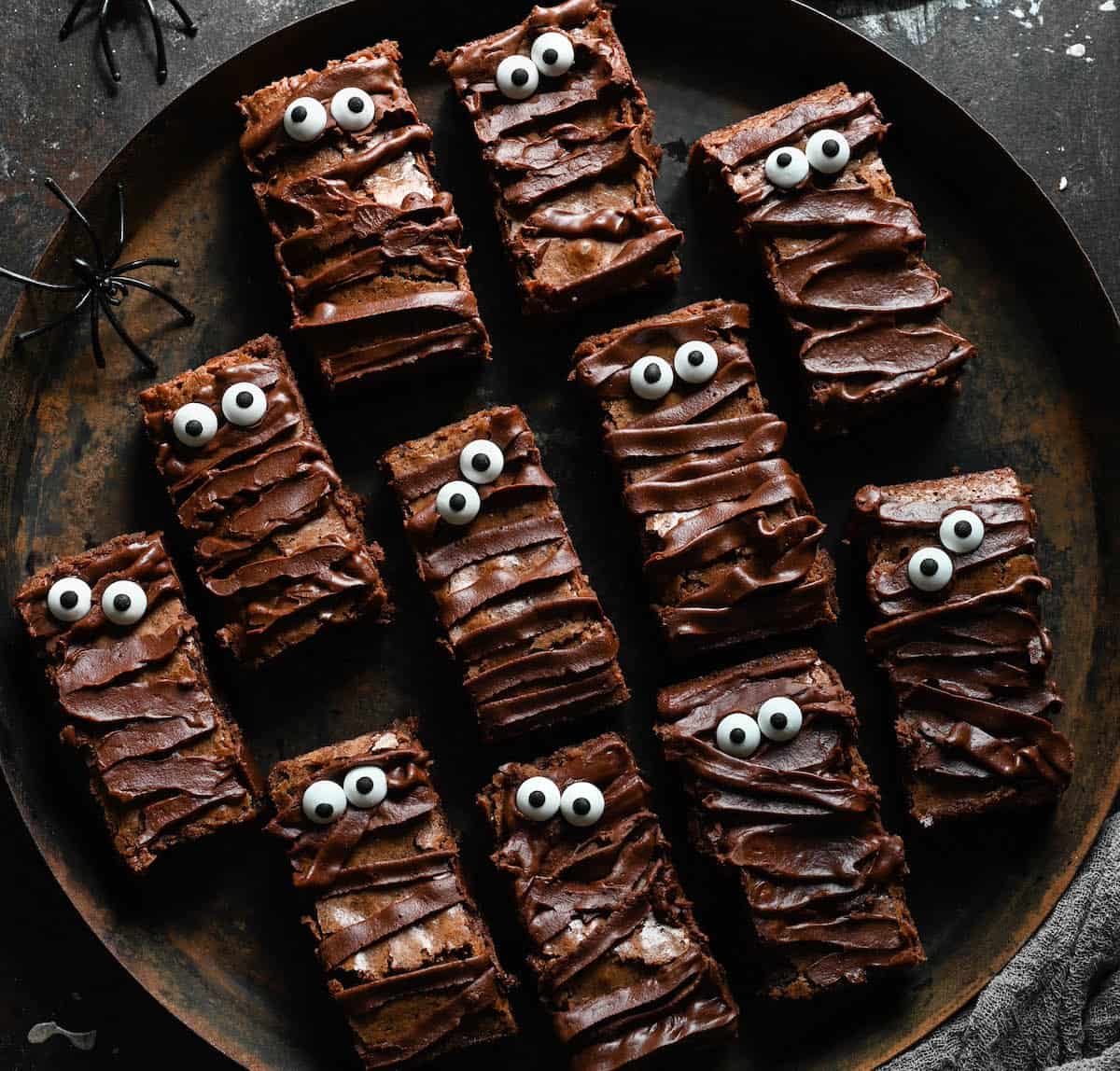 Spooky Halloween Brownies